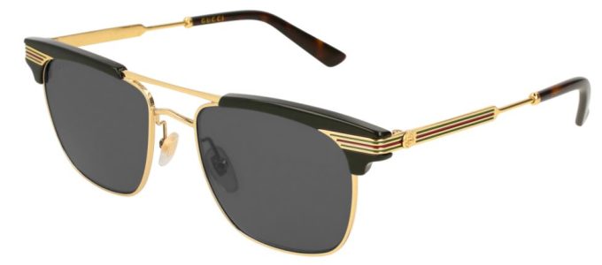 Gucci Sunglasses Mens Vintage Pilot Sunglasses-Black