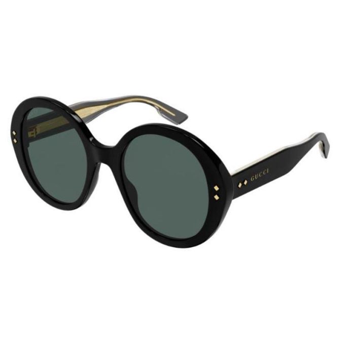 Gucci Sunglasses Womens Round Sunglasses-Black