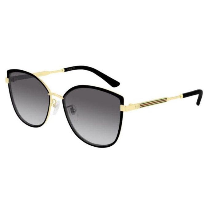 Gucci Sunglasses Womens Vintage Cat Eye Sunglasses-Gold